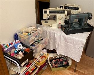 Sewing machines, accessories & notions.