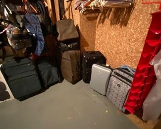 A room full of suitcases - all kinds and sizes.