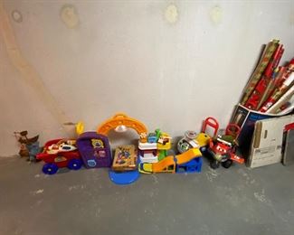 Various children's toys.