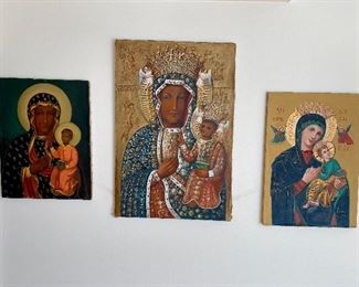  Large Black Madonna of Czestochowa  (Poland) paintings.