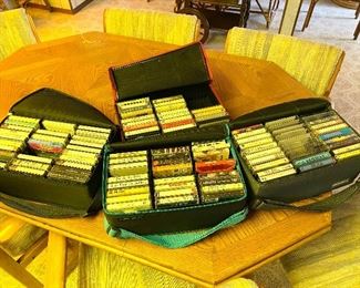 Lots of cassettes.