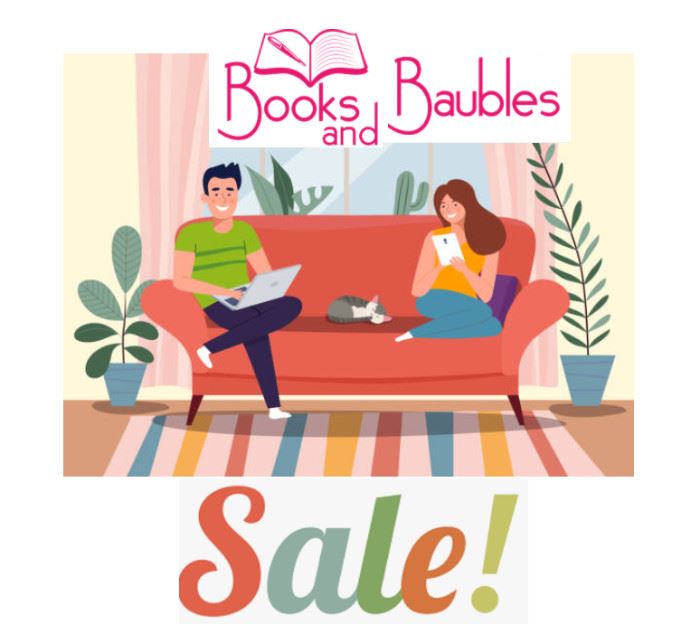 Books and Baubles Sale...