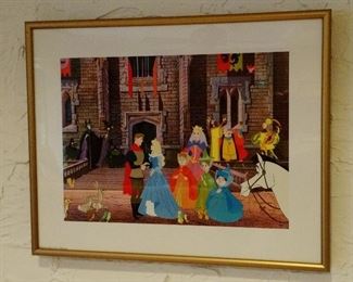 Disney Art print of Sleeping Beauty, nicely Framed