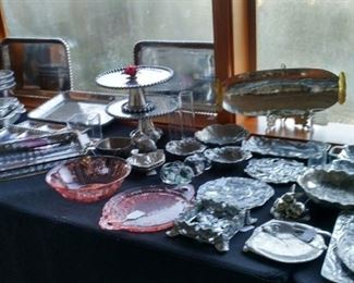 Variety of beautiful serving Pieces