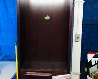 Wood bookshelf includes shelves ready to position any way you want.