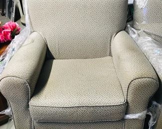 Two great chairs swivel and rock. In good condition but priced for those who may want to clean them. Come see!