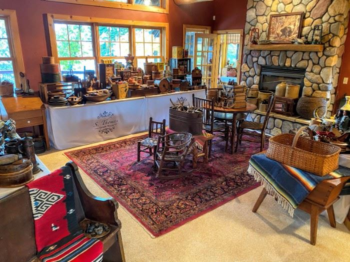 •	Selection of Primitive Antiques, Scandinavian Antiques and Much More!