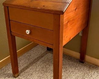•	Antique Primitive Students Desk