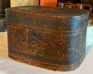 Antique Scandinavian Brides Box 1905