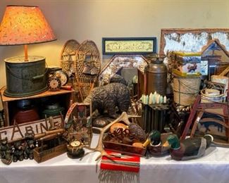 •	Selection of Cabin Decor