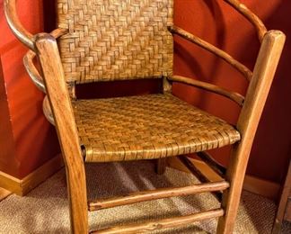 •	Antique "Old Hickory" Hoop Chair