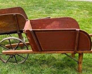 •	Antique Wheelbarrows