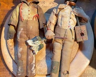 •	Huckleberry Finn Doll Set Late 1890's From Marshall Fields