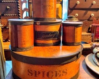 •	Complete Set of Shaker Pantry Boxes