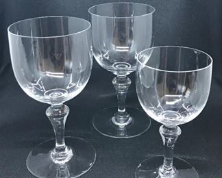 Baccarat “Normandie” crystal stemware 
