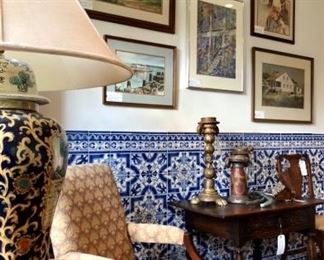 Own an instant “Gallery Wall” of a collection of original watercolors by top Louisiana artists.  See next photo for a better look.