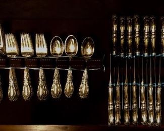 Towle “King Richard” Sterling service for 20 