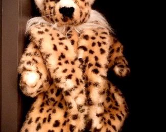 Original North American Bear Company, 1986, “TIGAH” with removable coat designed by Barbara Isenberg