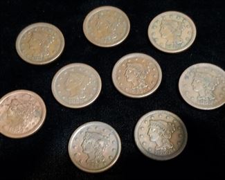 Large Cent Collection