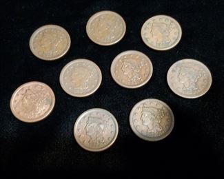 Large Cent Collection