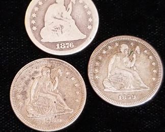 Seated Liberty Quarters