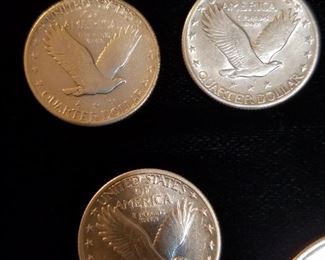 Standing Liberty Quarters Reverse