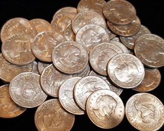 Uncirculated Susan B Anthony Dollars