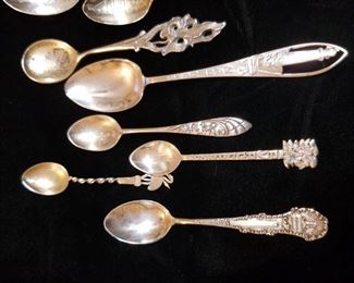Sterling Souvenir Spoon Collection