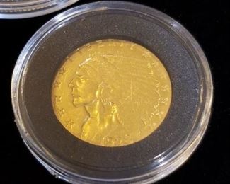 1928 Gold Indian Head Quarter Eagle