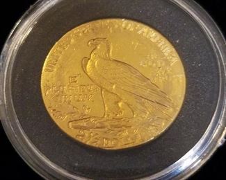 1928 Gold Indian Head Quarter Eagle