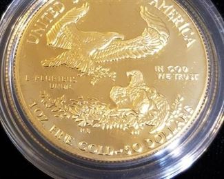 1986 $50 Gold Eagle