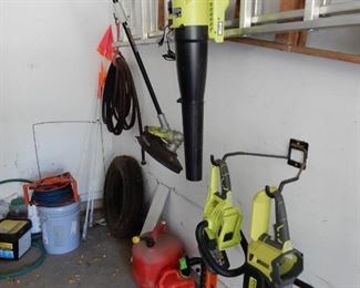 RYOBI SET OF TOOLS AND BATTERY FOR WHOLE SET $350