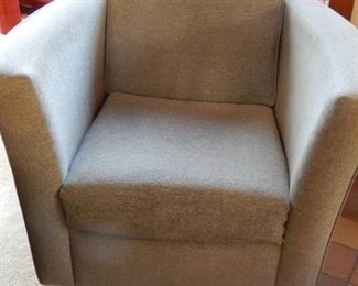 THIS IS YOUR PARTY CHAIR--ITS A ROCKER OR A SWIVEL SO YOU CAN TURN ANY WHICH WAY TO TALK TO YOUR GUESTS. SOLD