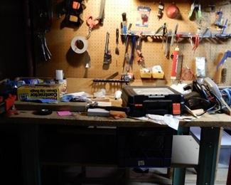 TOOLS AND WORK TABLE