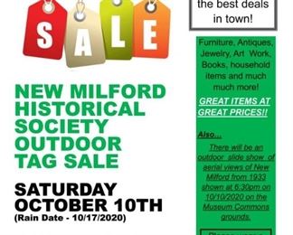 Museum Tag Sale Flyer
