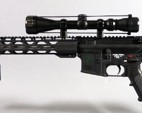Spike's Tactical ST15 .223/5.56 Rifle SN# NSL 088064, With Adjustable Stock, NcStar 3-9x40 Scope, SS Bbl And 30 Round Mag NIB
