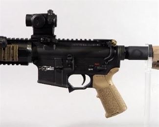 CMMG MK4 .223 NATO /5.56 Rifle SN# BME06295, With Magpul MIAD Grip, Feyachi Light, Magpul Enhanced Raised Panels And FZ Barrel NIB, In Hard Case
