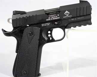 German Sports Guns GMBH GSG-9 22 .22 LR Pistol SN# A564371, Faux Suppressor, 3 Dot Novak Sights, Paperwork, In Original Hard Case
