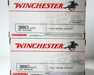 Winchester .380 Auto Ammo, Approx 200 Rds, Local Pickup Only
