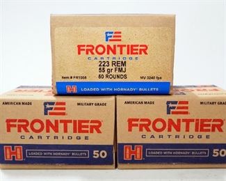 Frontier .223 REM Ammo, Approx 150 Rds, Local Pickup Only

