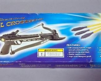 Self-Cocking Pistol Crossbow, New In Box
