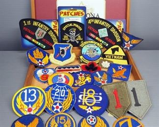 Military Patch Collection For Various Units, Some New, Total Qty 25 And More
