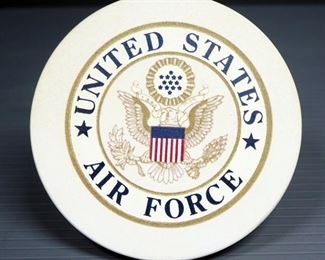 United States Air Force Coaster Set, In Wood Display Box
