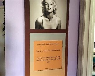 Signed Marilyn Monroe