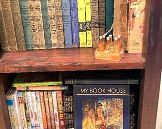 Lots of Vintage Children's Books + Leather Books + Hardcover + paperbacks