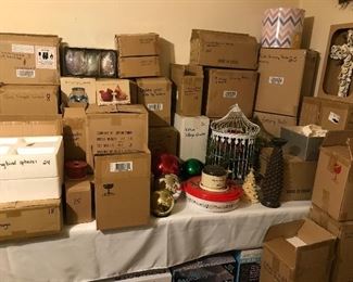 New stock decor, holiday, small appliances