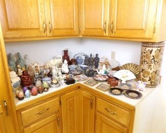 Large Lot of Asian Themed Decor
