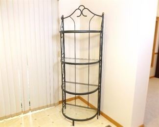 Green Iron Bakers Shelf
