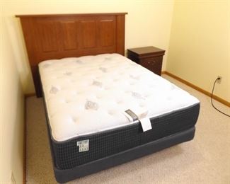 Full Sized Bed Frame, Headboard, and Nightstand
