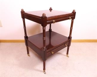 Small Wood Side Table
